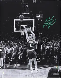 Payton Pritchard Boston Celtics Autographed 16" x 20" Black and White Game 5 Buzzer Beater Photograph - Fanatics Authentic Certified
