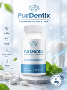 Purdentix Oral Probiotic Support Healthy Teeth and Gums Pur Dentix - 60 Capsules