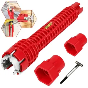 Durable Plastic Multi-Function Tool Set for Bathroom Pipe Installation, Includes Wrenches and Benders, Ideal for DIY Enthusiasts and Professionals, Multifunctional Wrench
