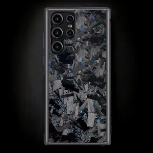 BOLD FORGED Carbon Fiber Galaxy Case - Blue