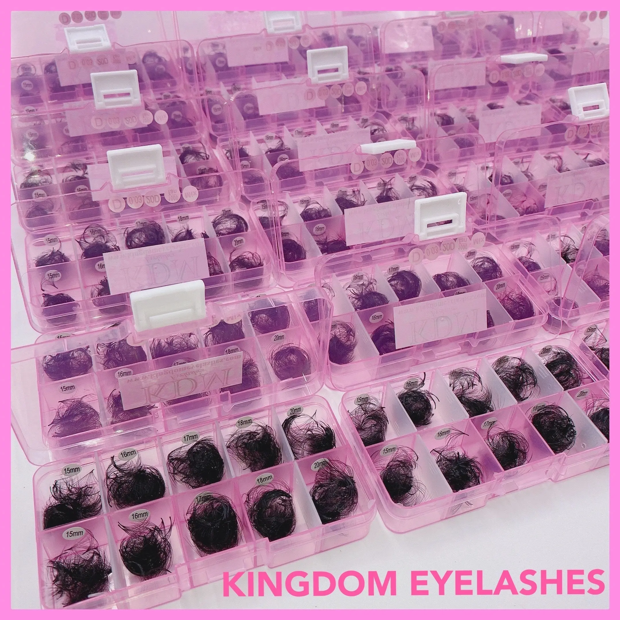 20D Handmade Lashes Mixed Lengths - 21/22/23/24/25