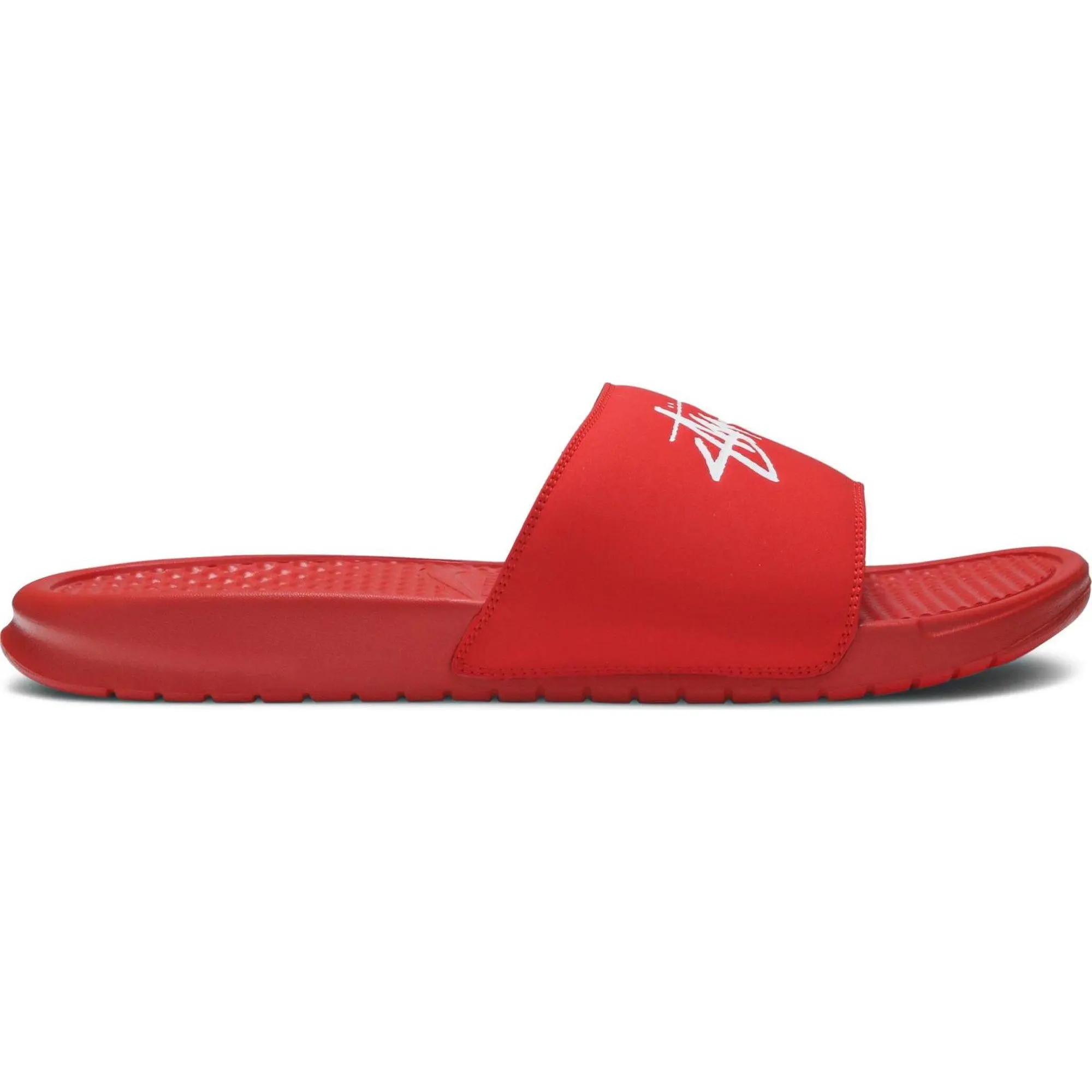 [CW2787-600] Mens Nike Benassi 'Stussy Habanero Red'