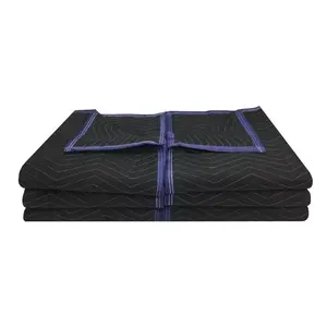 UBMOVE Pack of 6 Performance Moving Blankets 55 lbs per Dozen Professional Quality Quilted Non-Woven Polyester 72"x80"
