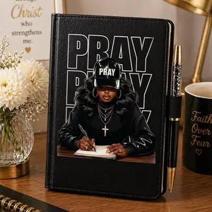 • “Pray” Inspirational UV DTF Decal – Waterproof Sticker