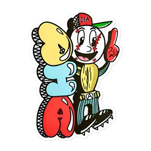 Knuckle Ball Slap Sticker