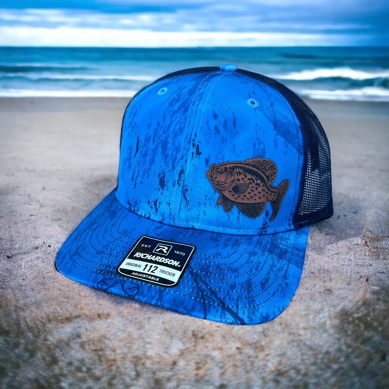 Crappie Fish Richardson Realtree Fishing Snapback Hat