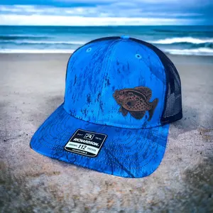 Crappie Fish Richardson Realtree Fishing Snapback Hat