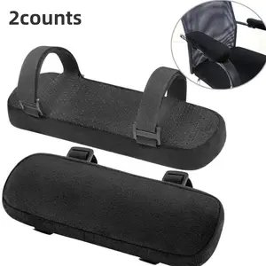 Solid Color Ergonomic Armrest Pad, 2 Counts Soft Comfortable Elbow Pillow, Memory Foam Armrest Cushion for Home & Office Chair