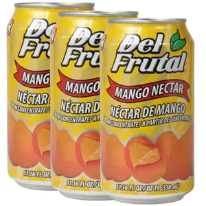Del Frutal Mango Chapin 3-PK Authentic Central American Mango Nectar 11.16 FL OZ Each Pack of 3