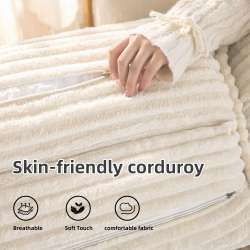 【Ships in 3 Packages】 U-shaped corner sofa with footstool, frameless corner sofa, X-shaped sofa, extra-large modular sofa, deep-seat sofa suitable for large living rooms, convenient and comfortable.