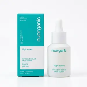 nuorganic High Waves Face Serum - Sea Moss - Radiant Skin Repair + Lighweight Hydrating Dewy Formula