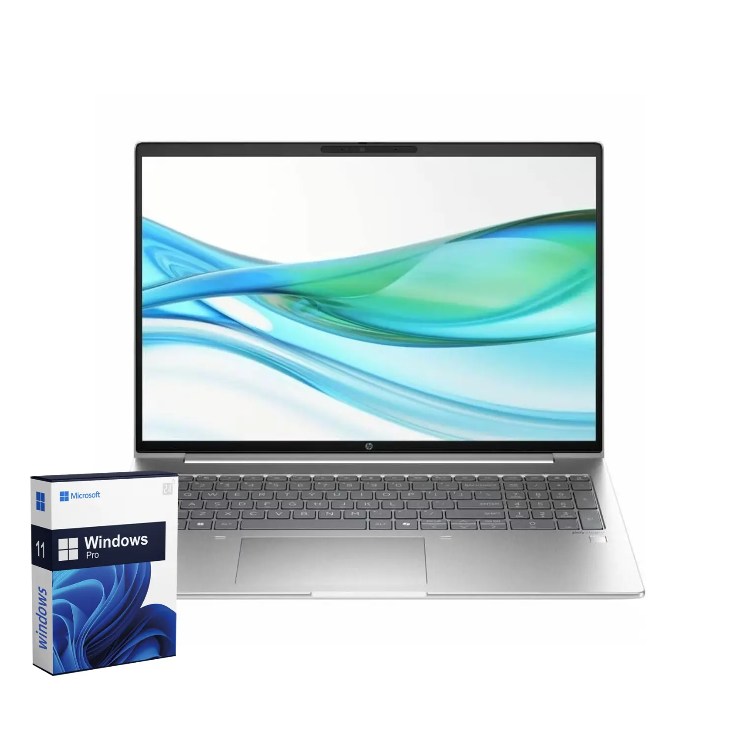 HP ProBook 460 G11 16" Business Laptop - Portable PC Laptop, Student Computer - Intel Core Ultra 5 125U - 16GB RAM - 256GB SSD - Pike Silver Aluminum - Windows 11 Pro - IPS Technology - Front Camera