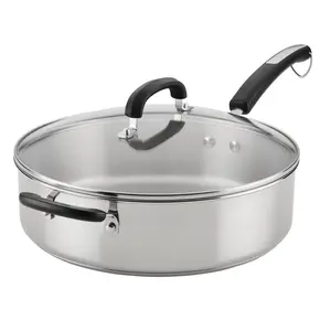 6-Quart Saute Pan with Lid and Helper Handle