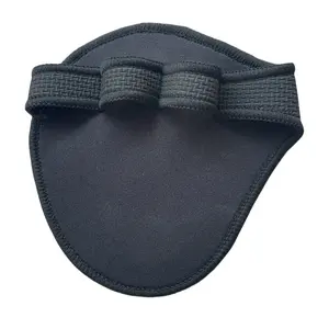 Neoprene Palm Guard Fitness Weightlifting Anti-Slip Four-Finger Palm Guard Gloves Barbell Deadlift Bench Press Sports Hand Guard gym  gloves🏋