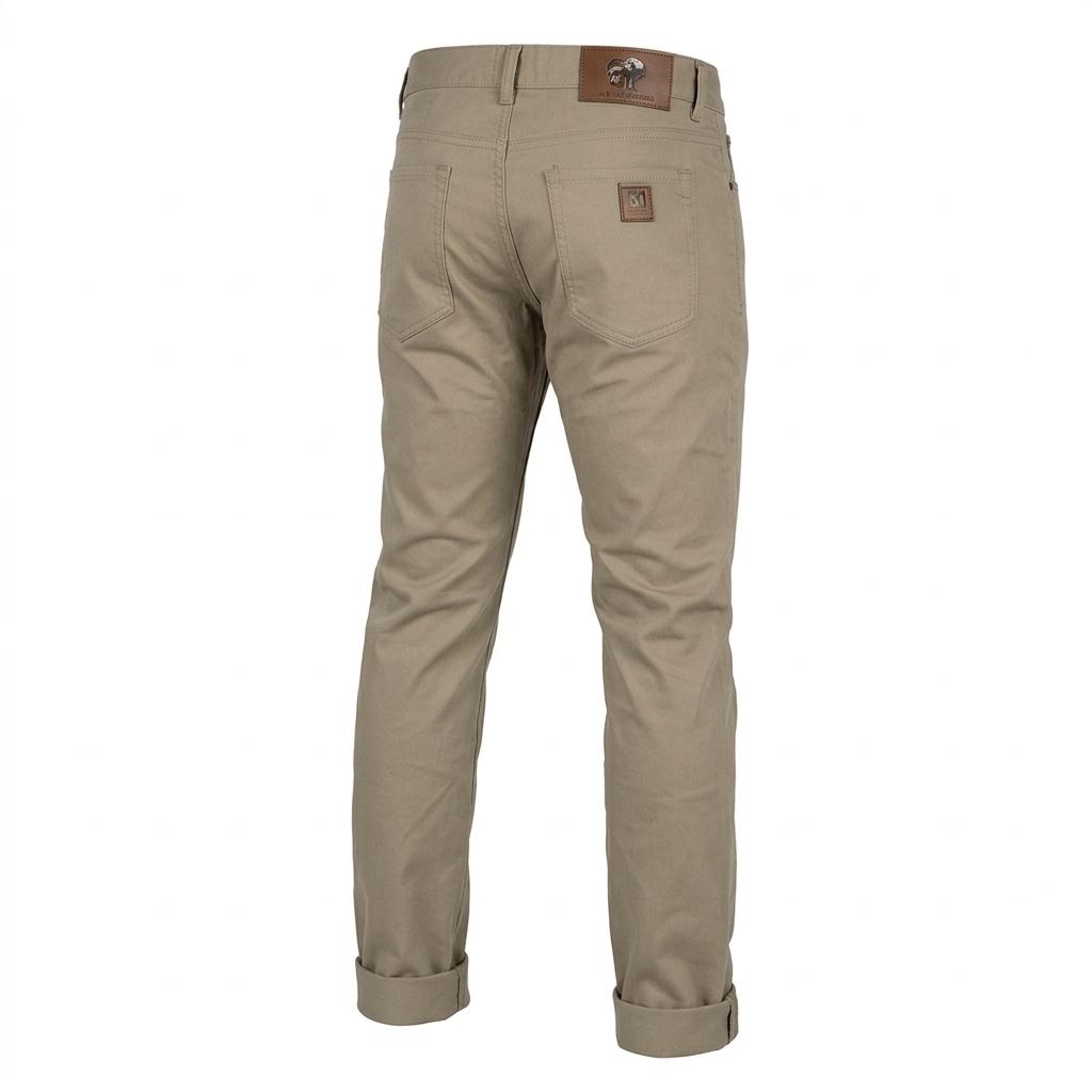 Corduroy 5 Pocket Jeans Khaki