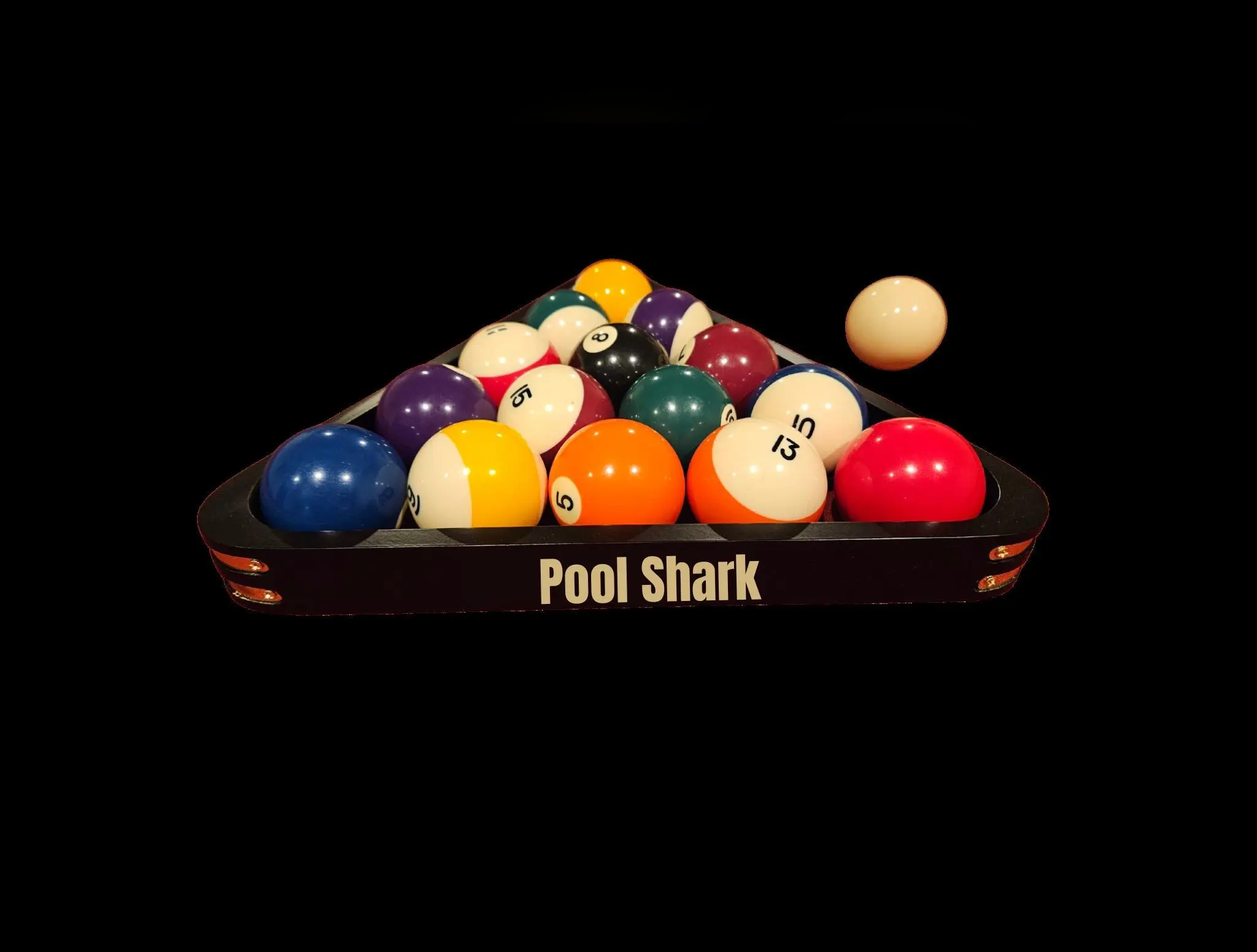 Handcrafted Billiards Triangle: Custom Pool Rack