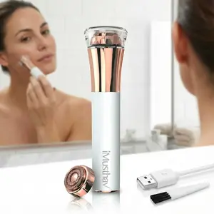 Painless Rechargeable Facial Hair Remover for Women – Instant Smooth Skin