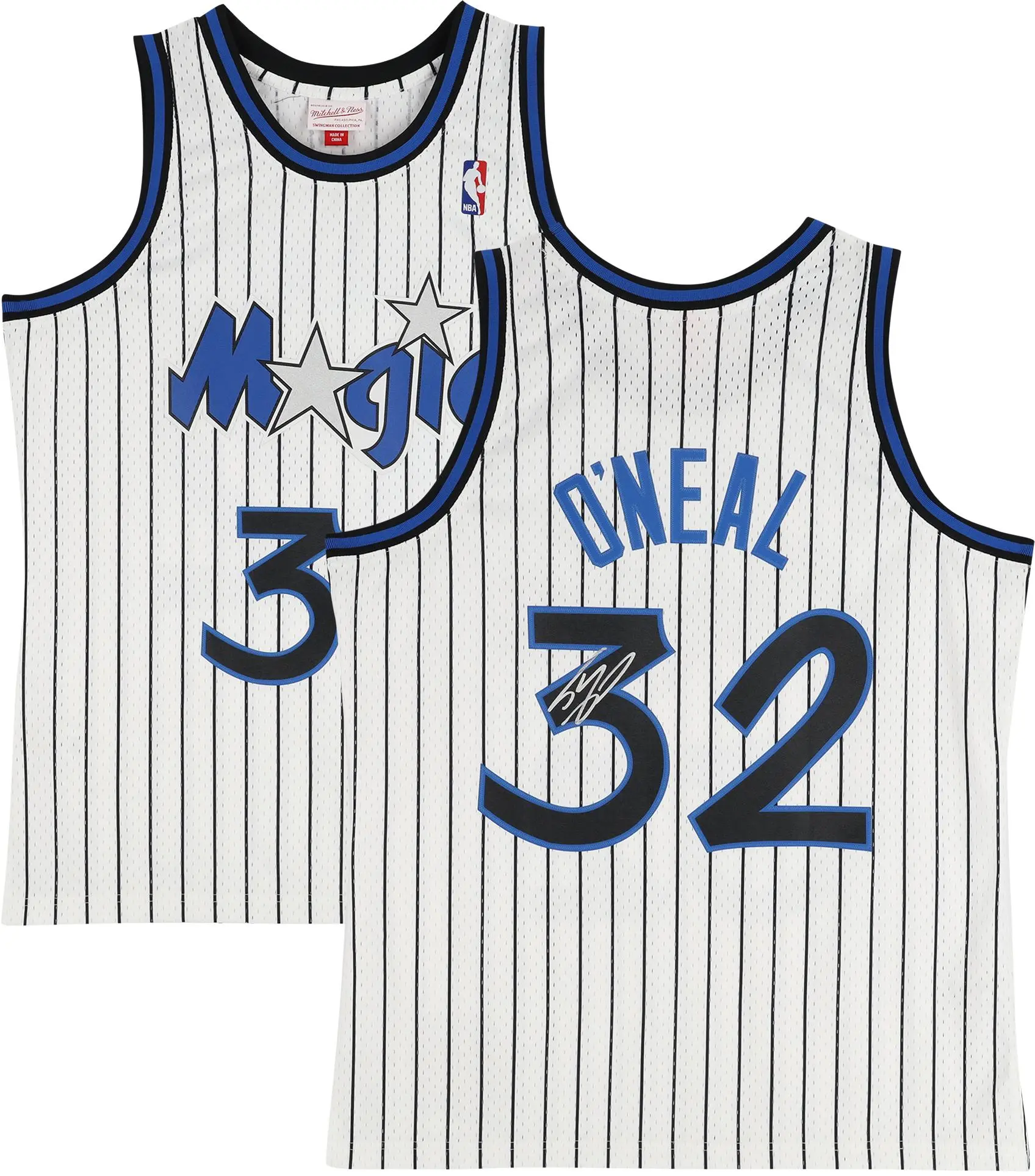 Shaquille O'Neal Orlando Magic Autographed Mitchell & Ness 1993-94 White Swingman Jersey - Fanatics Authentic Certified