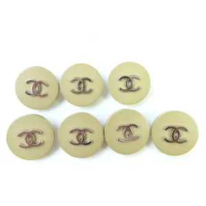 Pre-owned CHANEL Others Small Leather Goods COCO Mark Button Accessory