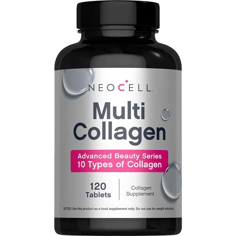 NeoCell Multi Collagen Advanced Beauty Series Supplement - 10 Types of Collagen - 120 Tablets NeoCell Multi Collagen Advanced Beauty Series Supplement - 10 Types of Collagen - 120 Tablets