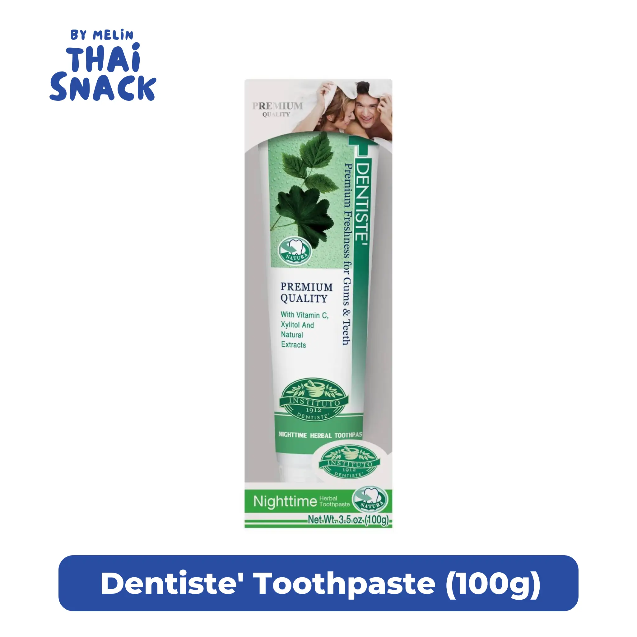 Dentiste' Nighttime Herbal Toothpaste - Premium Oral Care (100g)