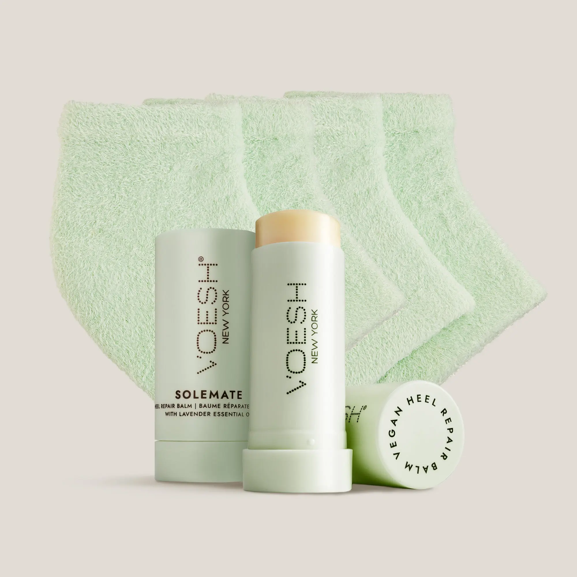 VOESH Solemate Heel Repair Balm & Socks Set