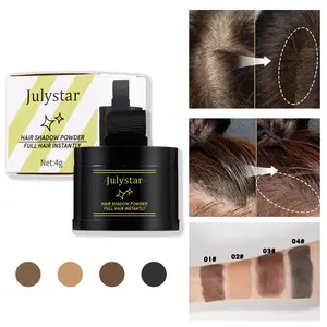 JULYSTAR Hairline Powder - Water-Resistant Root Touch Up Hair Color for Gray Coverage - 24-Hour Stain-Proof, Mess-Free Hair Powder for Thinning Hair, Instantly Conceals Hair Loss, Windproof & Sweatproof