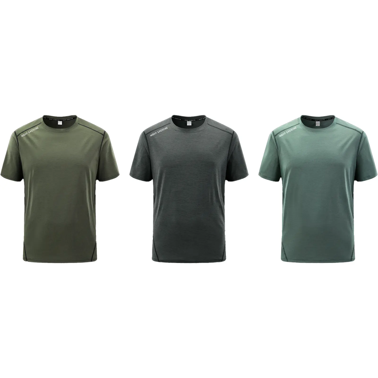 Khaki, Dark Gray, Fruit Green（3pc）