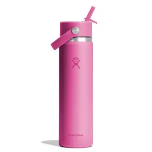 Hydro Flask 24fl oz Wide Mouth Flex Straw Bottle - Passion Pink