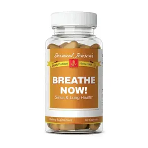 Breathe, 60 vegetarian capsules - Natural Supplement for Sinus & Lung Health