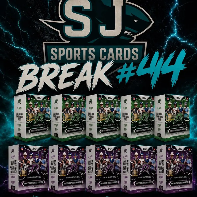 BREAK #44 - TOPPS RESURGENCE - 5 MEGAS & 5 BLASTERS