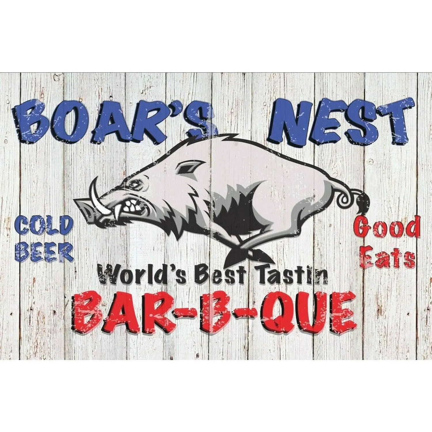 Vintage Chic Metal Tin Sign Artwork - Waterproof Home Decor Products Wall Decor Plaque for Kitchen, Home Bar, Garage 12x8