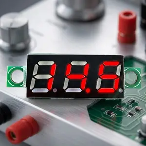 Portable Digital Multimeter DC Tester, 0.28" High-Brightness LeD Display, Auto Battery Voltage Tester, Multi-Function Electrical Tool for Electronics Repair, DIY Projects, Accurate 2.5-30V Measuring Device