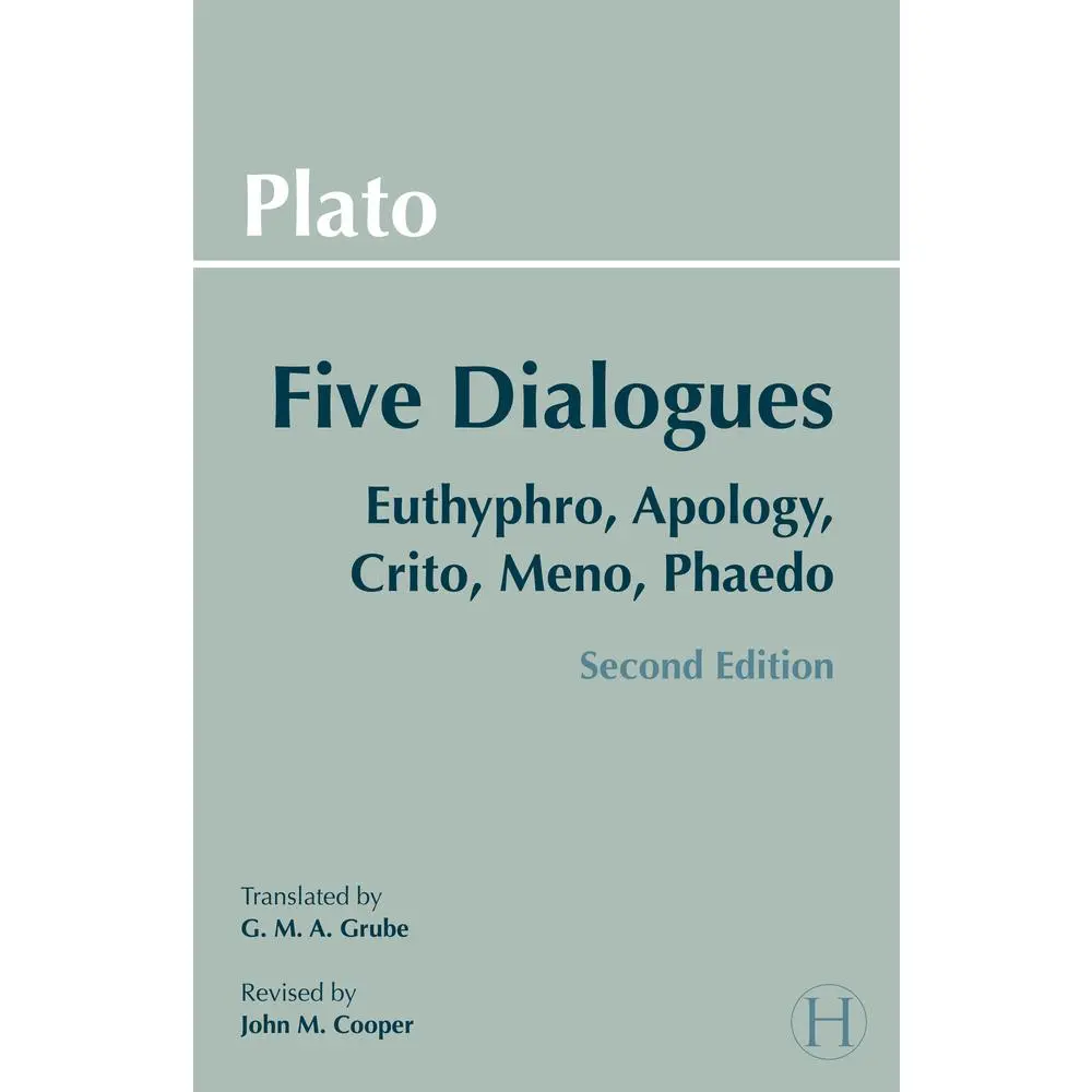 USED Book - Plato: Five Dialogues: Euthyphro, Apology, Crito, Meno, Phaedo (Hackett Classics) by Plato (Paperback) - english