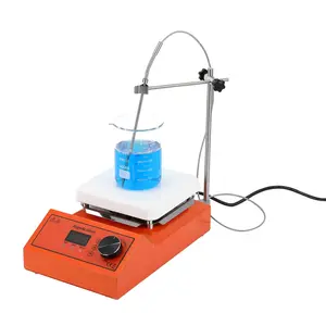 【GARVEE】Magnetic Stirrer Plate, 300°C/572°F Digital Hotplate Magnetic Stirrer, 500W Laboratory Hot Plate, Max 2000rpm, 5L Max Stirring Capacity, LED Panel, Temperature Control Magnetic Stirrer Hot Plate