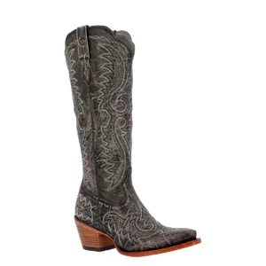 Durango Ladies Crush™ Tall Distressed Graphite Grey Western Boot DRD0473