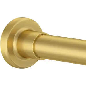 Shower Curtain Rod Adjustable 32"-55", Tension Shower Curtain Rod No Drilling Stainless Steel Rust Proof for RV Bathroom Shower Stall Apartment,