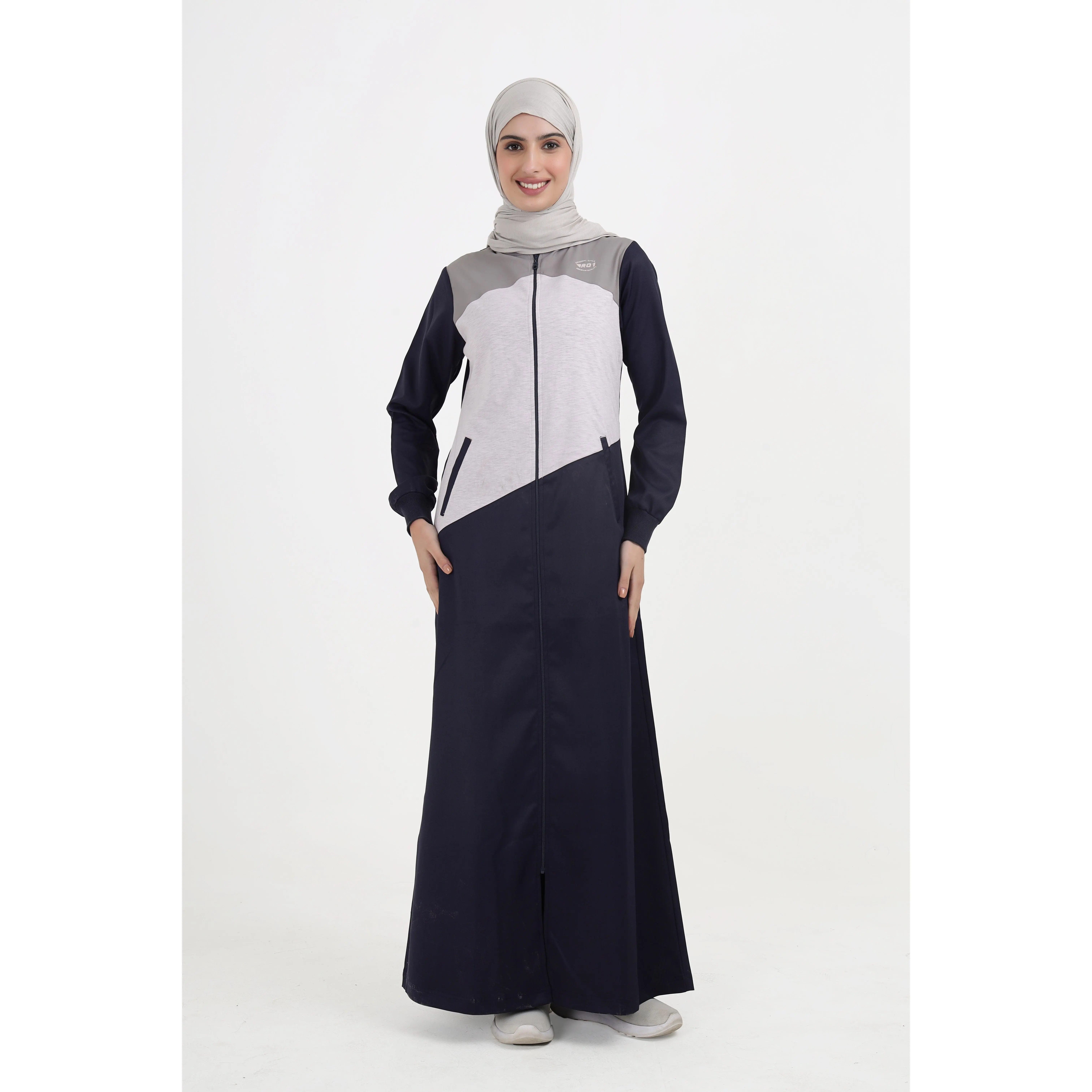 City Comfort Navy Contrast Jilbab