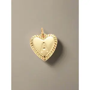 Heart Initial Charm Heart Initial Charm