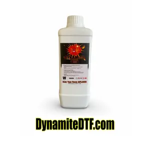 WHITE Dynamite DTF Ink for DTF Printers,Epson Printer, (1) 1 liter bottle WHITE.
