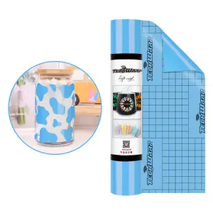 12”X5ft Glossy Baby Blue Economy