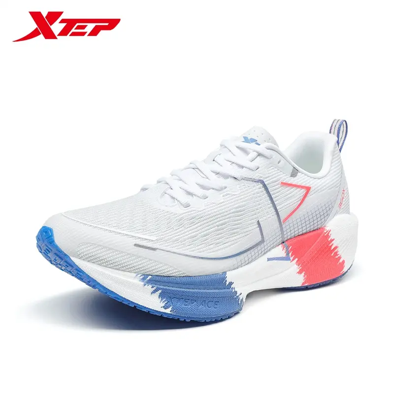 Xtep 360X 1.0 Men's Running Shoes White and Pink with Engineered