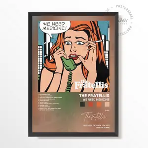 DICH - thefratellisWeNeedMedicineposter Poster - Unframed #656