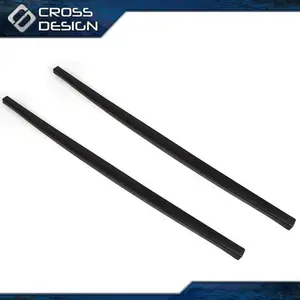 CROSSDESIGN 2PC Trunk Protector Cover Tailgate Molding Cap Spoiler Fit For 2004-08 Ford F150