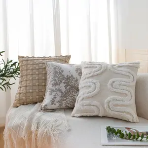 3-Piece Coordinated Pillow Cover & Insert Bundle – G11  well mixed color and style throw pillow covers with inserts size 18"x18" – Fancy & Stacy