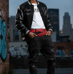 Men's Rock Style Belt PU Leather Adjustable Body Decoration Belts Gothic Rock While Holiday Costume Gift Unisex Punk Style