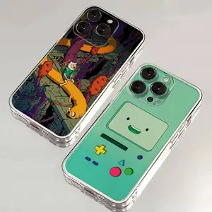 A-Adventure Time canvas Phone Case For iPhone 17 Air 16 15 14 13 12 11 Pro Max Plus ,Mini Transparent Silicone Soft