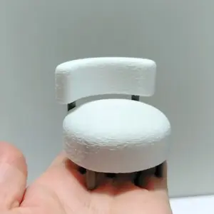 1:12 Dollhouse Sofa Chair - Doll Seat, Modern Minimalist Design, PLA Material Model| Non-wood, non-velvet| Suitable for miniature scenes, model collections, and DIY dollhouses| The perfect Christmas/birthday/anniversary gift for friends and family