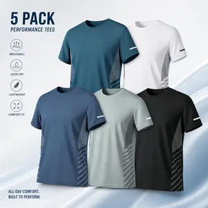 Men's Ice Silk Sports T-shirt with Mesh Splicing Design, Essential for Running, Fitness Training, Outdoor Sports Athletic Fashion