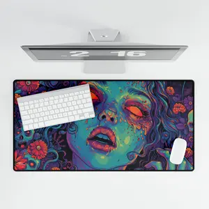 Zombie, Desk Mat, Anime Fan, Mouse Pad, Desk Accessory, Office Decor, Gaming Mat